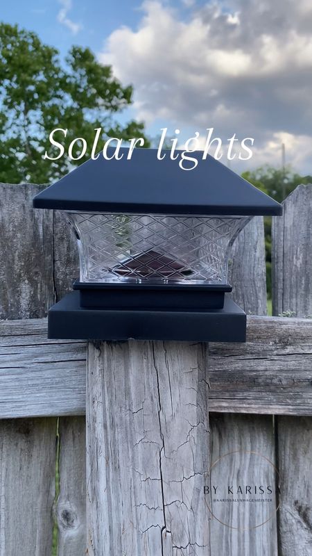 Solar light caps for the posts of the fence 
💓 these are so brilliant looking at night 
Solar powered so no wasting of energy or batteries 

#LTKFindsUnder50 #LTKSeasonal #LTKHome