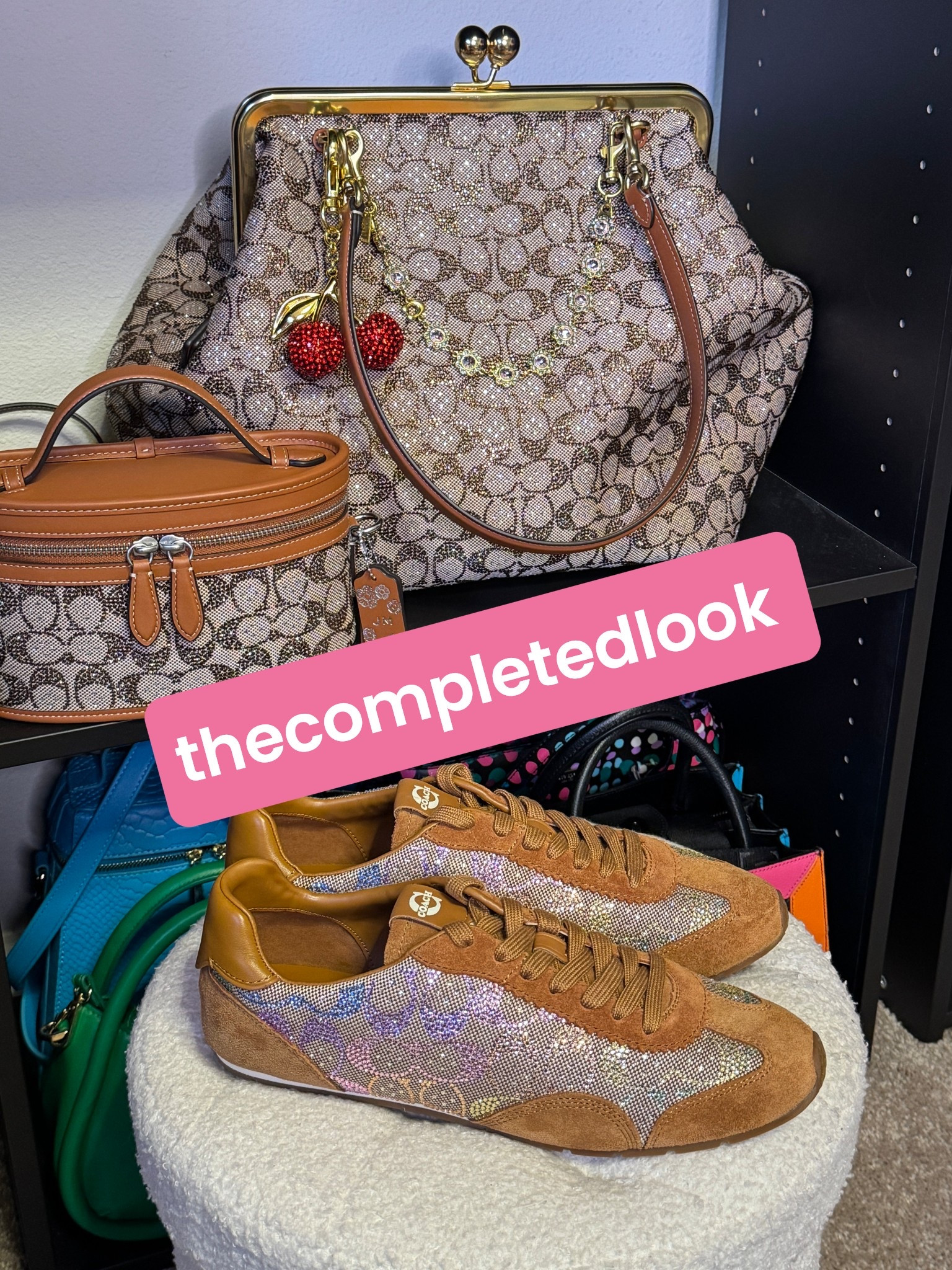 Coach crystal collection classic vs rainbow #coachcrystalcollection 