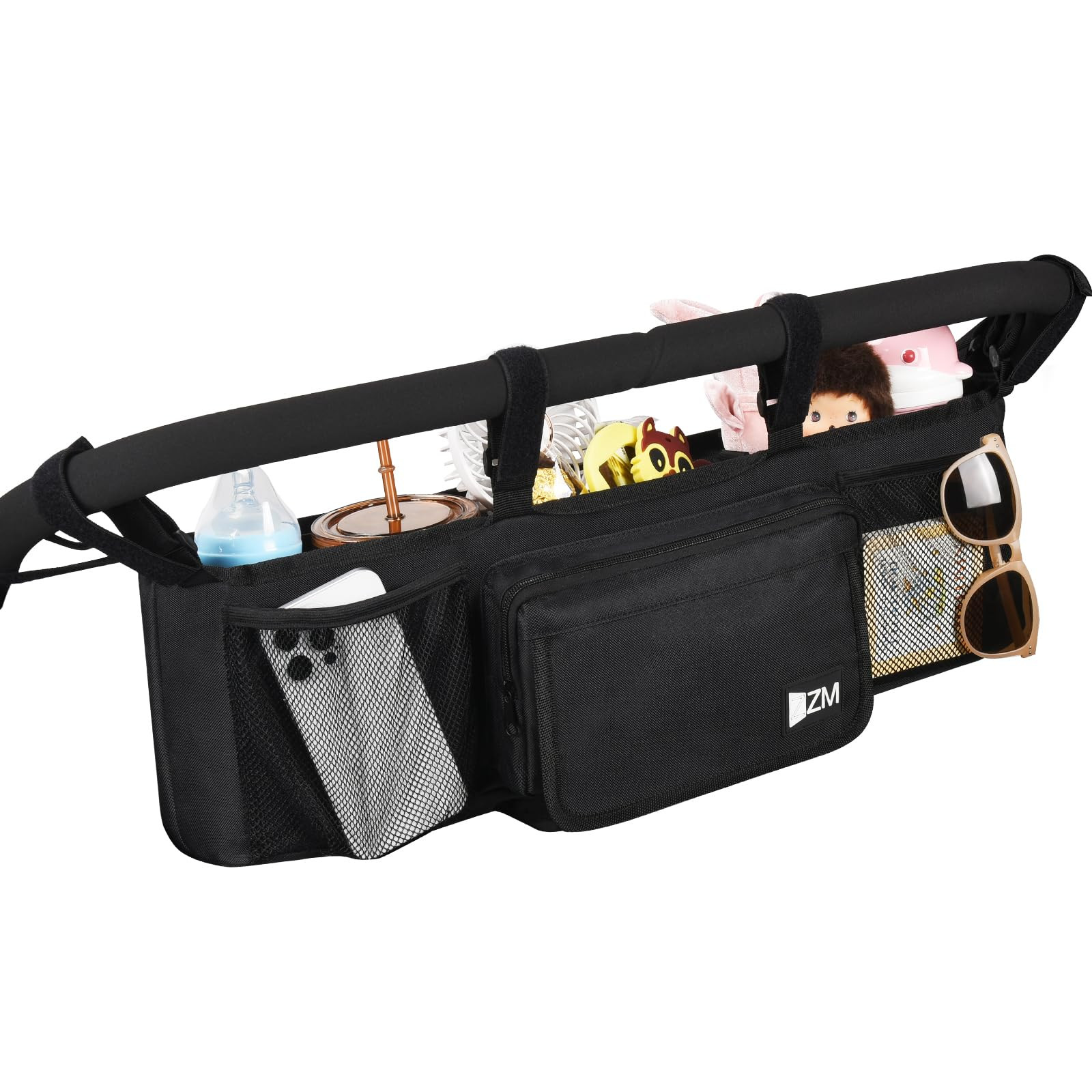 Amazon.com: ZZM Double Stroller Organizer for Bob Duallie and Baby Jogger City Mini GT2, Double B... | Amazon (US)