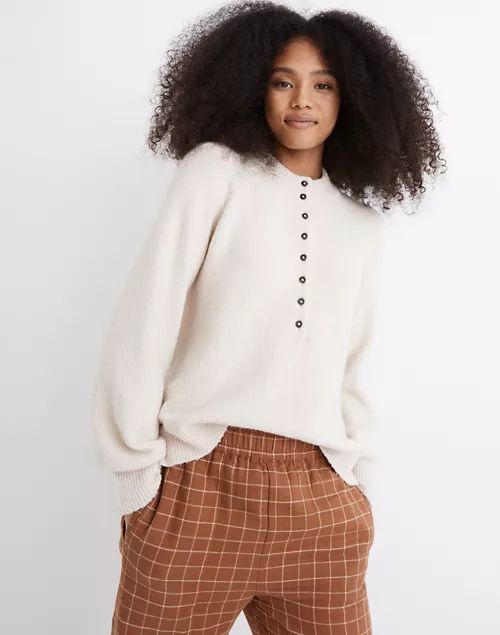 Pembury Henley Mockneck Sweater | Madewell