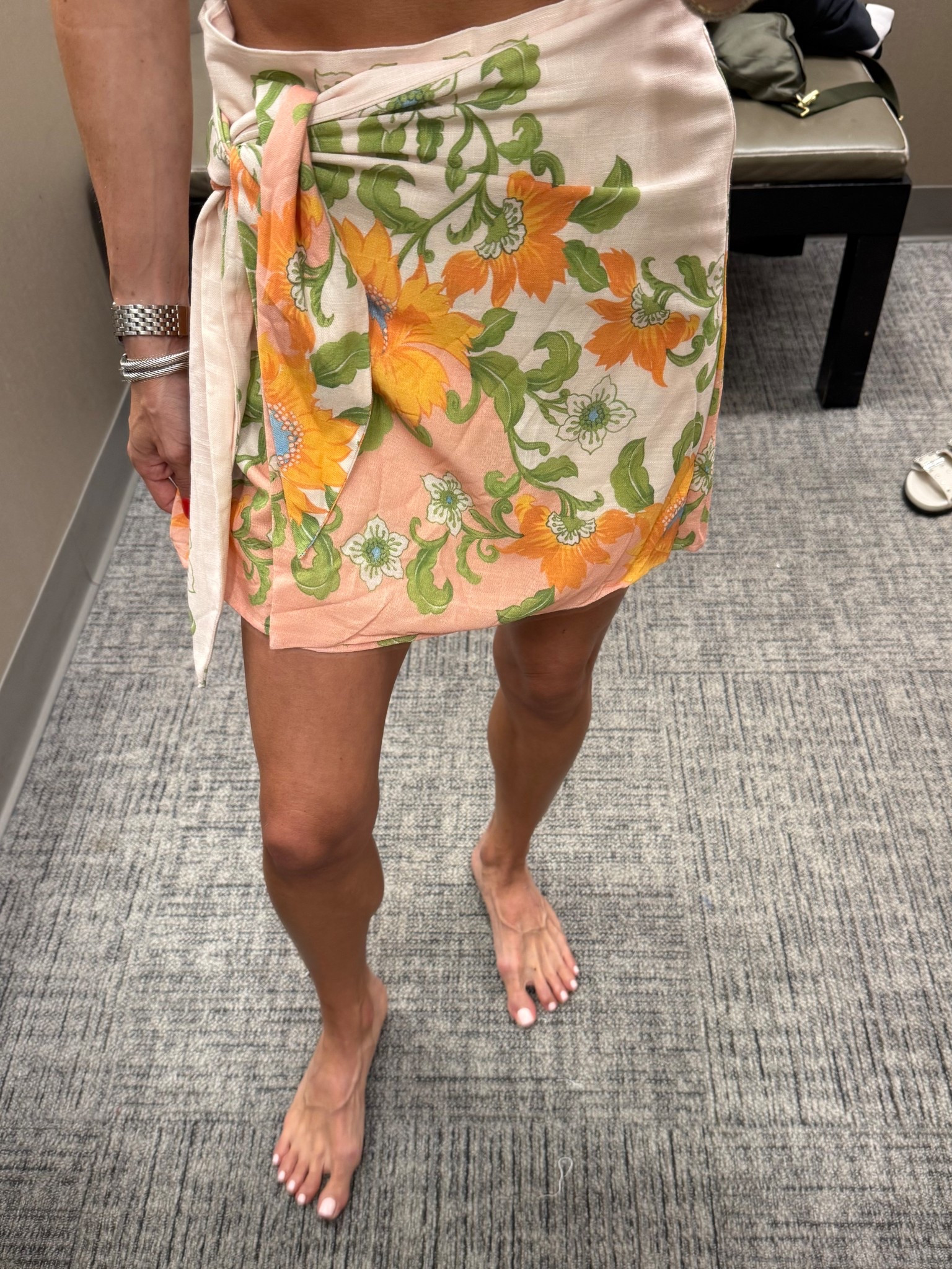 Printed wrap skort is perfect for vacation size xs 

#LTKTravel #LTKSeasonal #LTKPetite