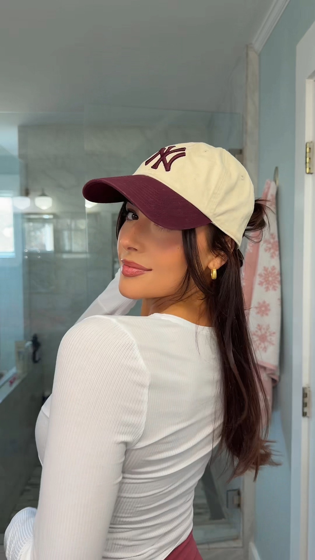 Easy Hat Hairstyle! 

#LTKBeauty