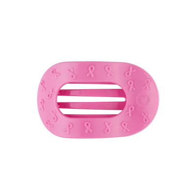 Pink Ribbon Medium Flat Round Clip | TELETIES