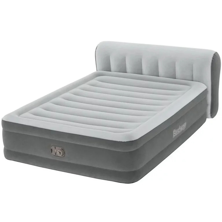 Bestway Headboard 18" Queen Air Mattress with Built-in Pump | Walmart (US)