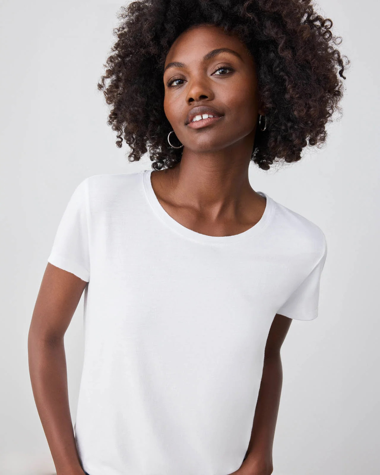 Splendid - Abbie Crewneck Tee - White | Splendid