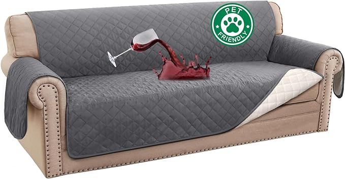 Turquoize 100% Waterproof Sofa Covers Couch Cover Sofa Cover for Dogs Couch Protector Triple Non-... | Amazon (US)