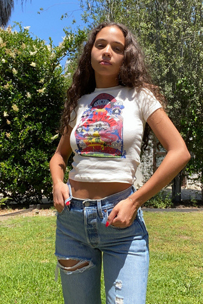 Led Zeppelin Baby Tee | Urban Outfitters (US and RoW)