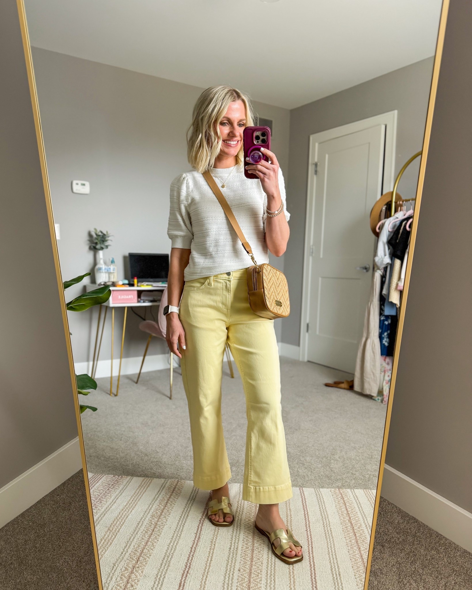 What I wore this week! I love these butter yellow pants from @maurices use code LTK10 for 10% off pants! 
Top- XSMALL
Pants- 0

#LTKOver40 #LTKPetite #LTKootd
