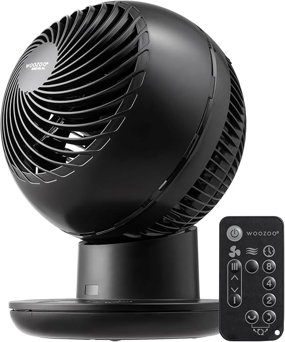IRIS USA WOOZOO Air Circulator Fan with Remote, Oscillating, 8 Speeds, 82ft Max Air Distance, 120... | Amazon (US)