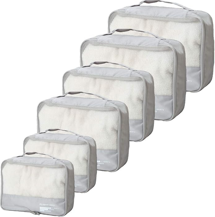 Packing Cubes Set Travel Luggage Organizers Suitcase Lightweight Accessories | Amazon (US)