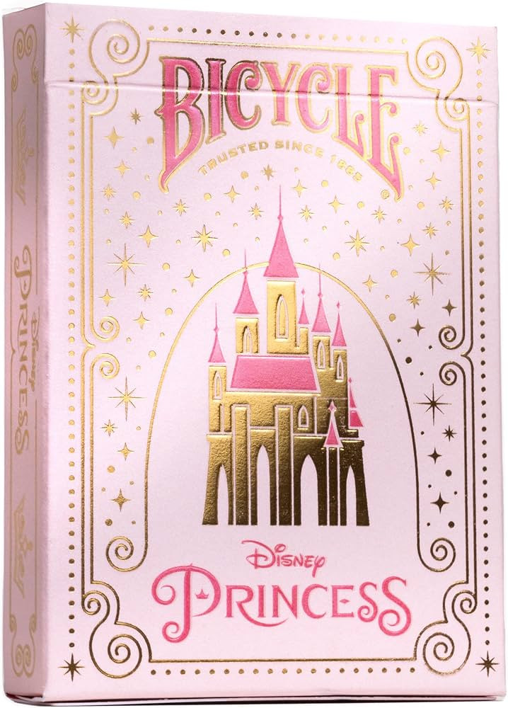 Bicycle Disney Princess Inspired Playing Cards Pink or Blue Playing Cards (Colors May Vary), 1003... | Amazon (US)