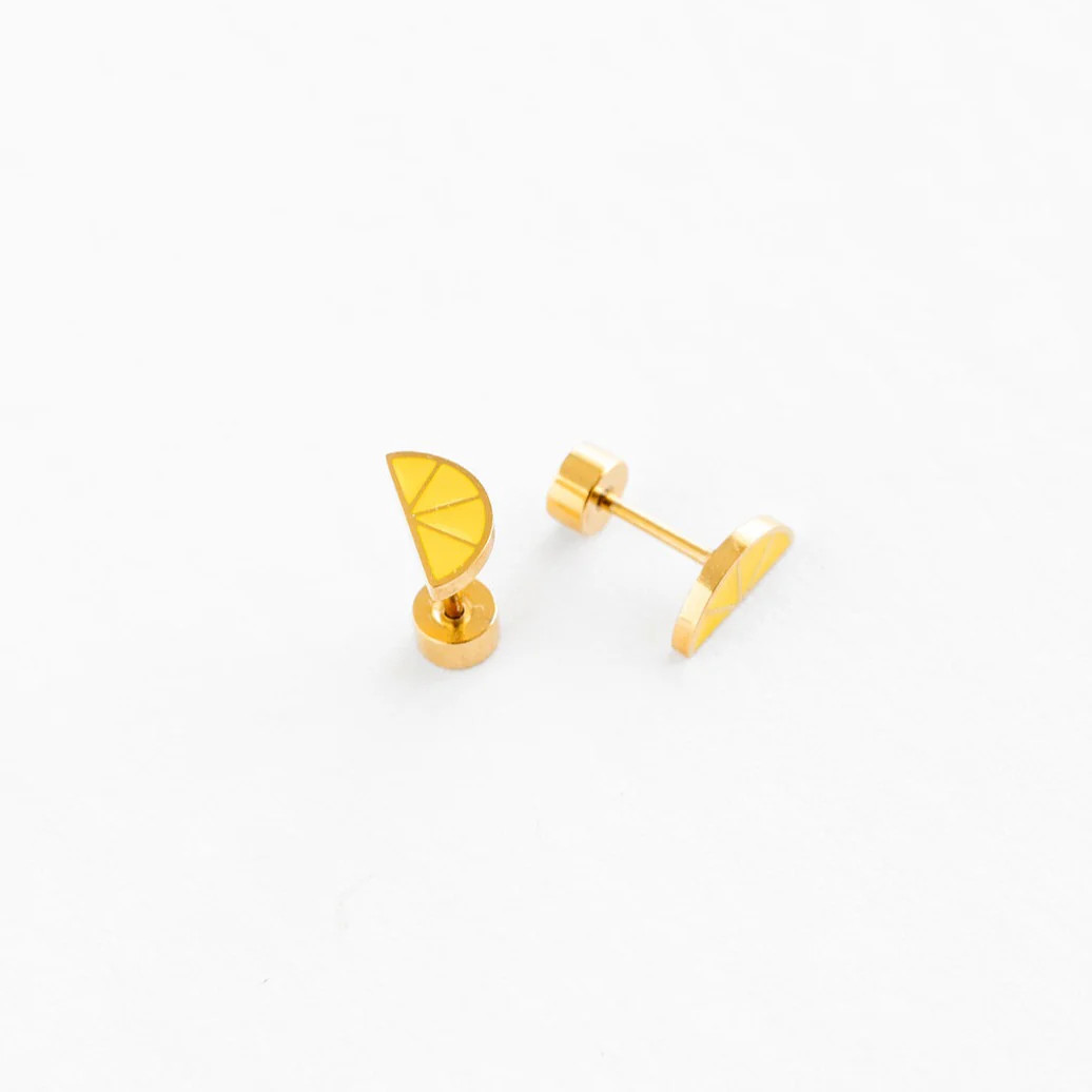 Lemon Stud Earring | Pip Pop Post