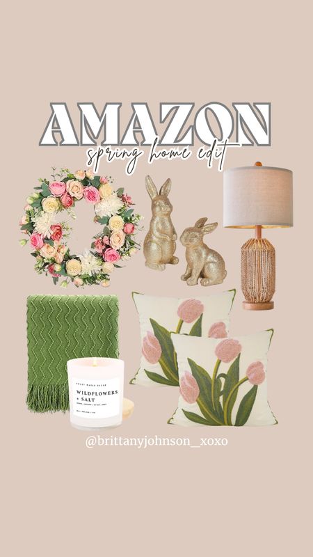 Amazon spring home edit 🐰 

Spring home, home decor, spring decor, easter home, easter decor, easter finds, amazon finds, amazon home, amazom easter decor, amazom decor, easter home finds, green aesthetic, living room decor, throw blanket, easter pillows, spring pillows, spring home decor, spring coffee table decor, lamp, bunny decor, easter bunny, flower decor, spring candle, spring lamp, cute lamp, cute home decor, spring aesthetic

#LTKSeasonal #LTKfindsunder50 #LTKhome