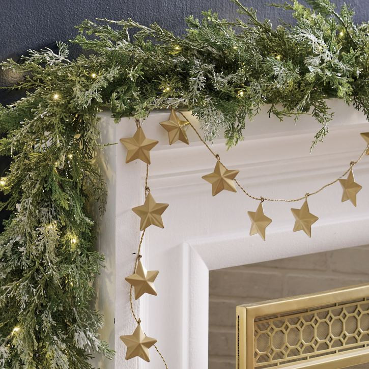 Gilded Star Garland | Grandin Road | Grandin Road