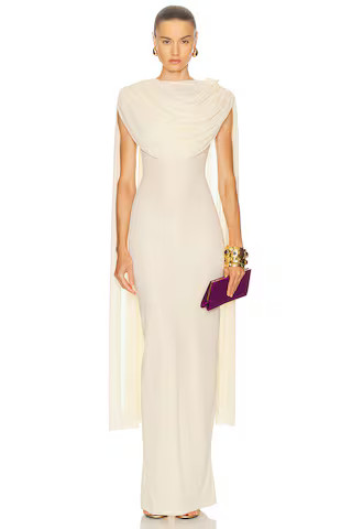 Maygel Coronel Batista Maxi Dress in Cream | FWRD 