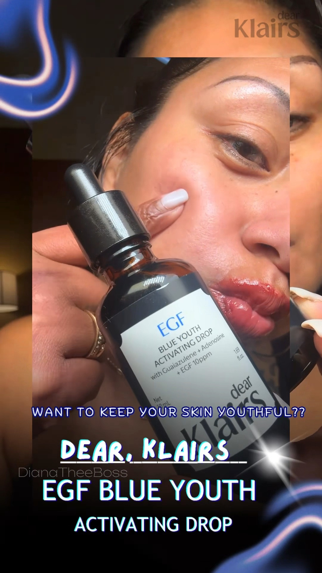 ✨ KOREA’S SECRET FOR YOUTHFUL SKIN❗️ 
FINALLY REVEALED 🤫💎 
The EGF Serum @klairs.global 
Blue Youth Activating Drop! 💙

WANT IT BUY IT @amazon 🛍️: https://a.co/d/0ac0vdLe

This Blue Drops,💙 is Blue MAGIC🪄

If You’re Tired Of Dealing With Redness & Acne, Acne Marks 🛑 Did You Know 1 Bottle Of This Viral Blue Serum Is Sold Every 4 Seconds In Korea? ⏱️ It’s Not Just A Pretty Color—It’s Clinical Strength EGF & BFGF  That Rebuilds Your Skin From The Inside Out! 🧬 
ITS A MUST HAVE, WHY NOT TRY IT ❗️
 
Don’t Forget to Follow Me For More . 
All My Socials Are DianaTheeBoss   💋
 
#acnetreatment #kbeauty #klairs #klairsegfserum #koreanskincare 

#LTKselfcare #LTKBeauty #LTKFestival