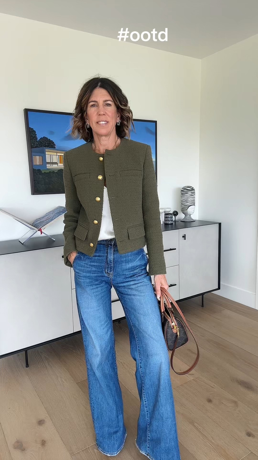 Nili lotan makes forever jackets. I wear my Diane blazer on repeat and am loving this green number with her trouser jean.

#LTKOver40 #LTKStyleTip