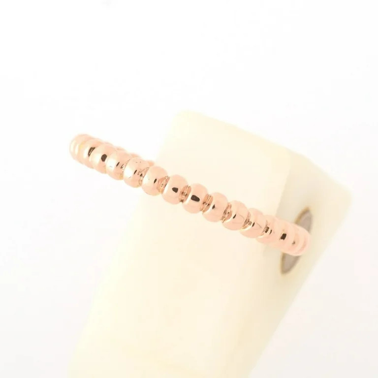 Pre-Owned Van Cleef & Arpels Perlée Gold Pearl Ring Au750 K18 Rose #9 L-155553 (Good) | Walmart (US)