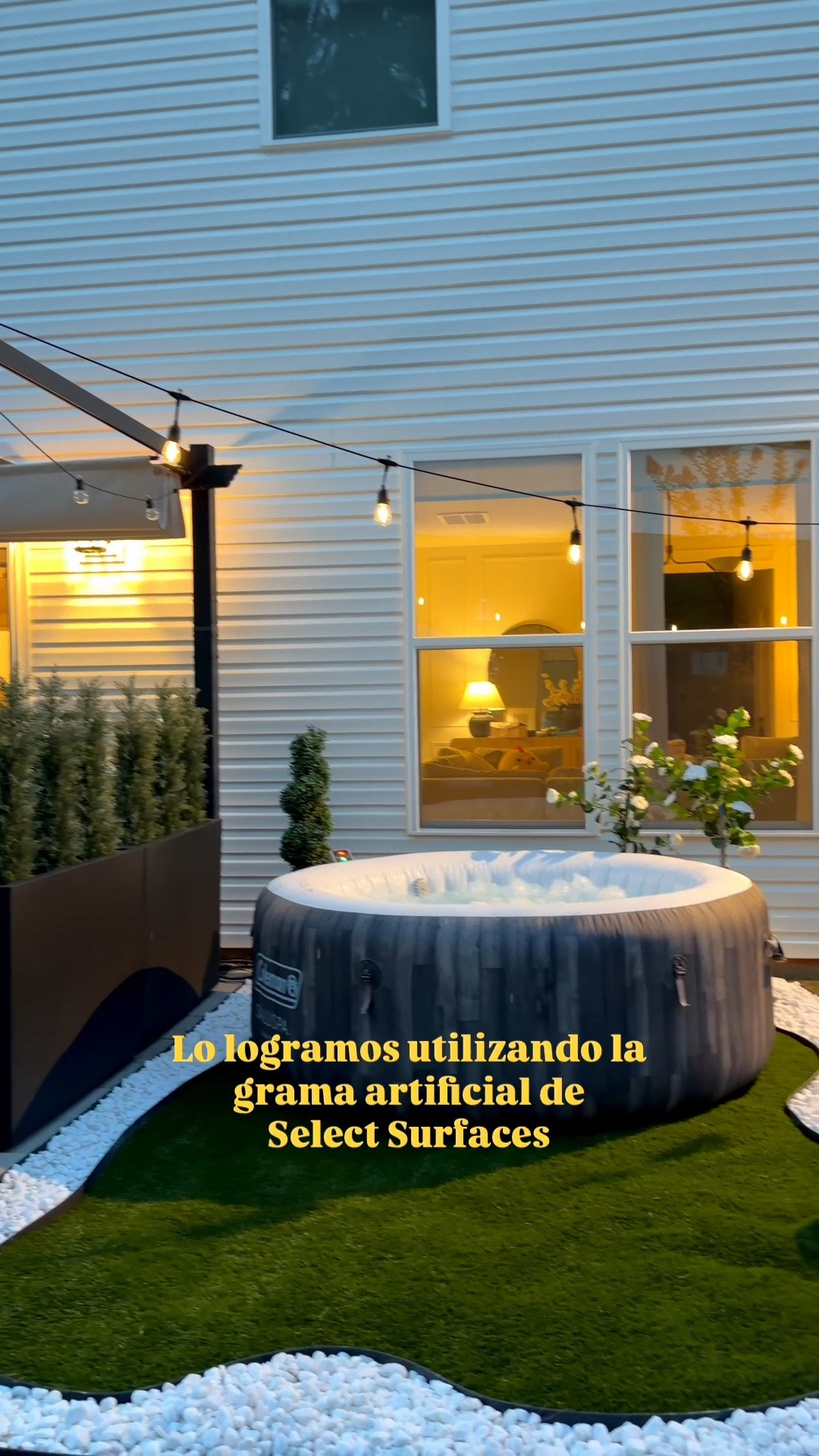 One simple change gave our backyard such a clean, resort-inspired look. ✨ We added the Select Surfaces Evergreen Artificial Grass around our inflatable hot tub, and it completely transformed this space.

I also love that it’s so much easier to maintain. We no longer have to mow or trim the grass right next to the hot tub, which always made me nervous about accidentally damaging it.

✨ For a limited time, save $30 on the Select Surfaces Evergreen Artificial Grass Roll from July 22 through August 16!

#LTKHome #LTKSeasonal #LTKdayinmylife