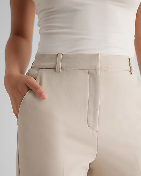 Editor Super High Waisted Straight Ankle Pant | Express