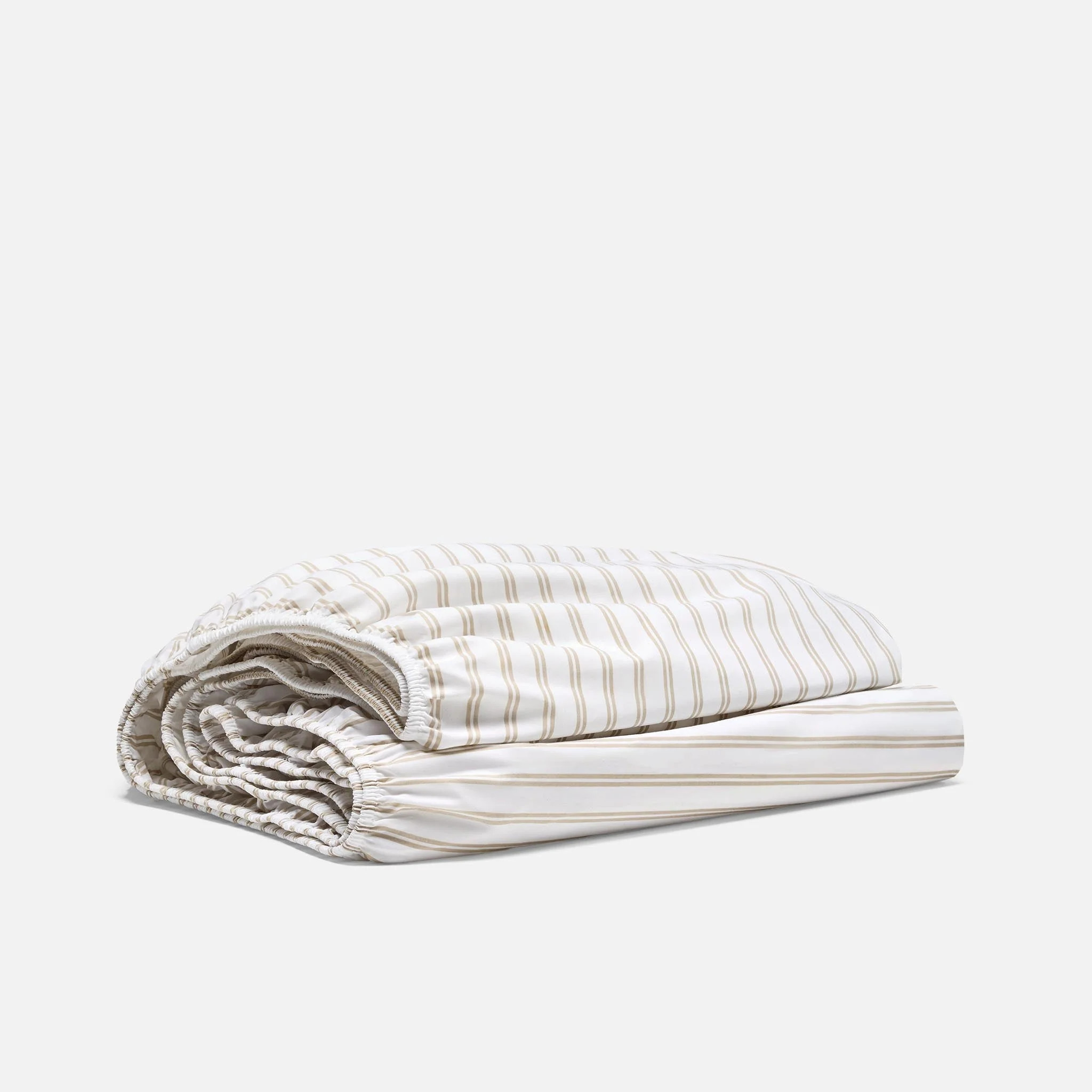 Brooklinen Luxe Sateen Fitted Sheet - Pebble size Queen | Brooklinen