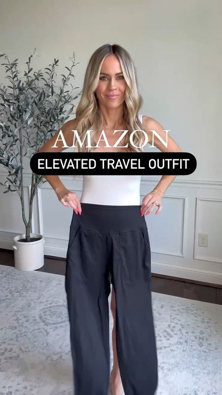 Amazon elevated travel outfit featuring my favorite joggers! Wearing xs in top and joggers


#LTKfindsunder50 #LTKover40 #LTKstyletip