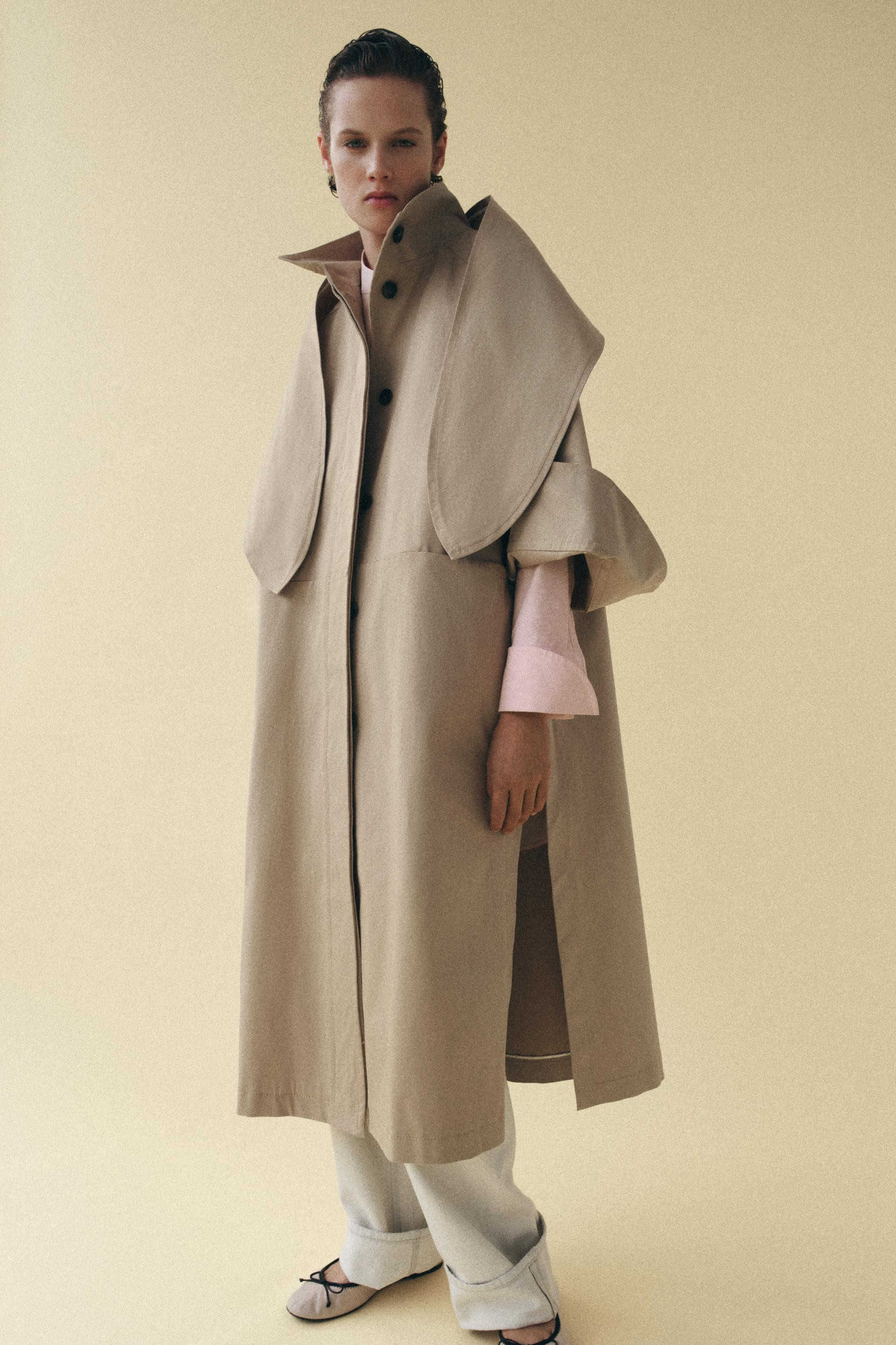 OVERSIZED TRENCH COAT WITH SCARF ZW COLLECTION LIMITED EDITION | Zara US