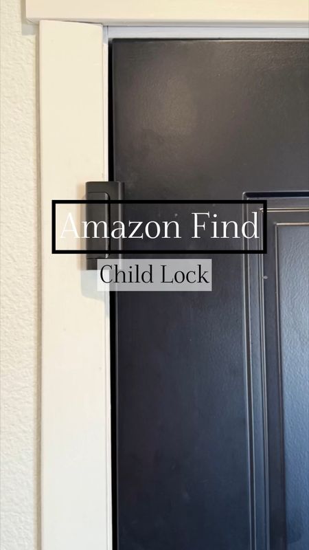Child safety and home security in one, home security lock, childproof, baby proofing 

#LTKfamily #LTKkids #LTKhome