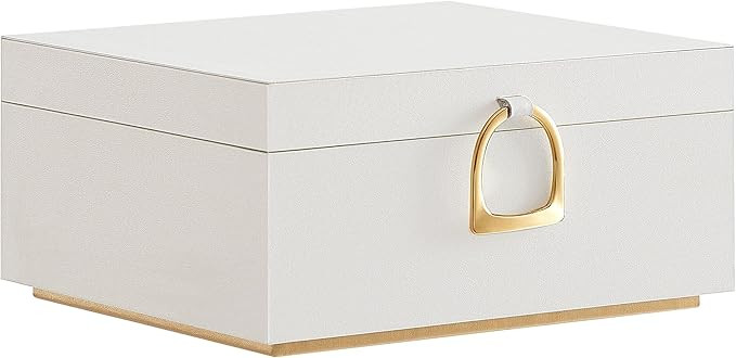 SONGMICS 2-Layer Jewelry Box, Jewelry Organizer with Handle, Removable Jewelry Tray, Jewelry Stor... | Amazon (US)