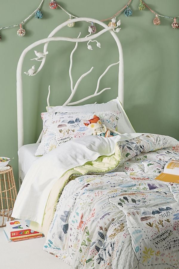 Wilderness Map Kids Quilt | Anthropologie (US)