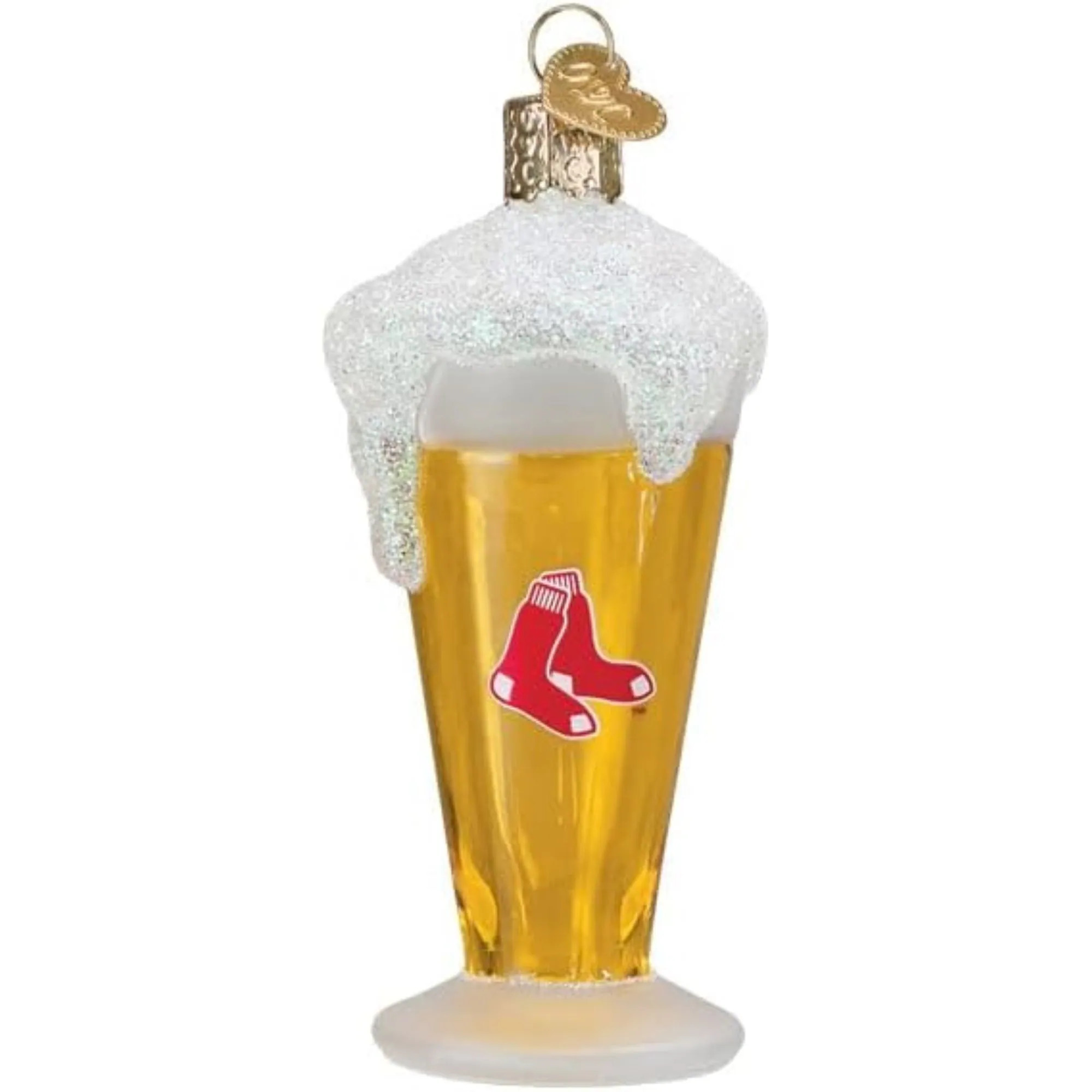 Old World Christmas Blown Glass Ornament for Christmas Tree - Boston Red Sox Glass of Beer one_size | 729343753205 | Lowe's