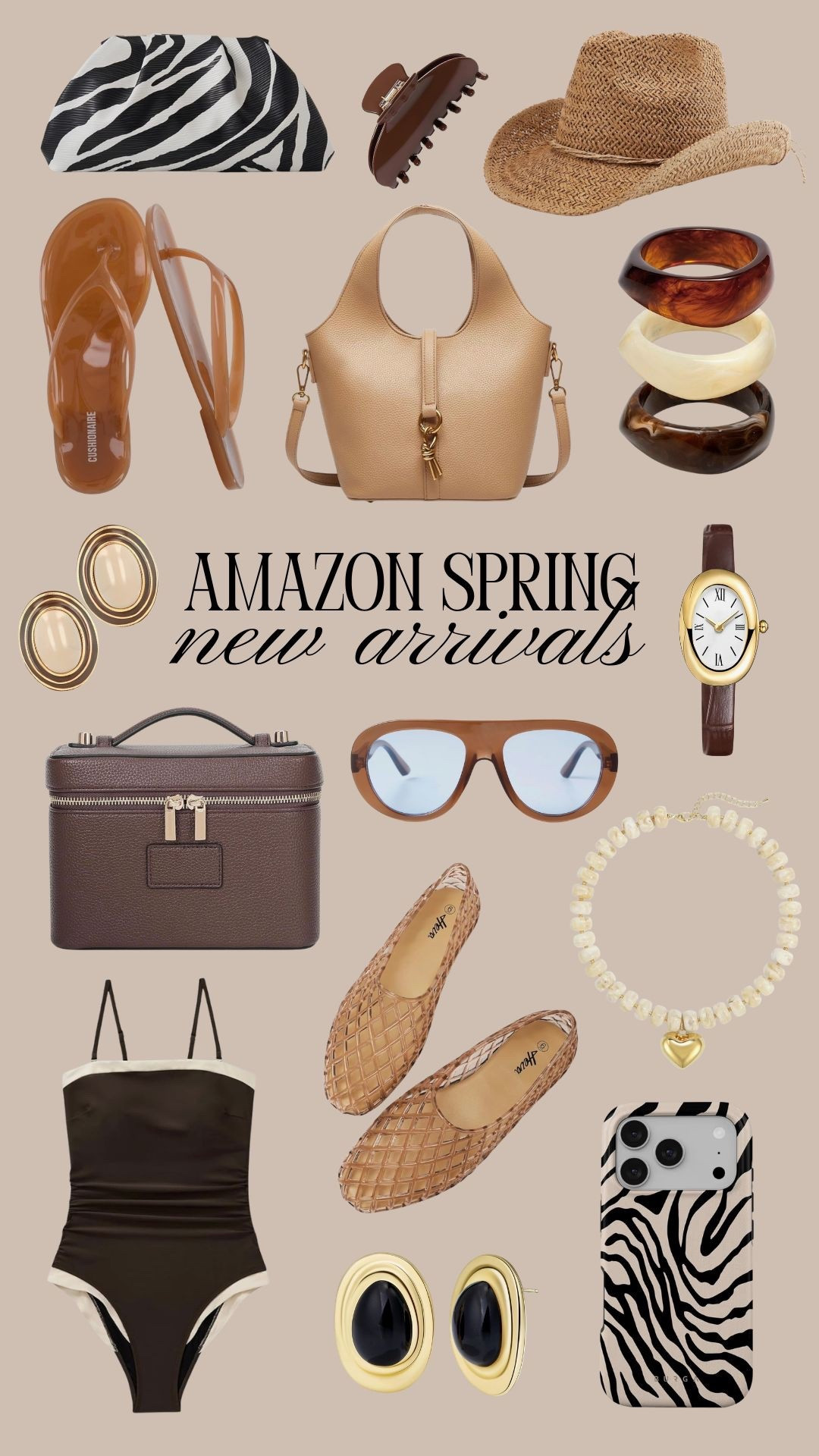 Cute new finds from Amazon! 


Amazon accessories. Amazon new arrivals. Trendy. Style inspo. Jewelry. Sunglasses. Summer accessories. Sandals  