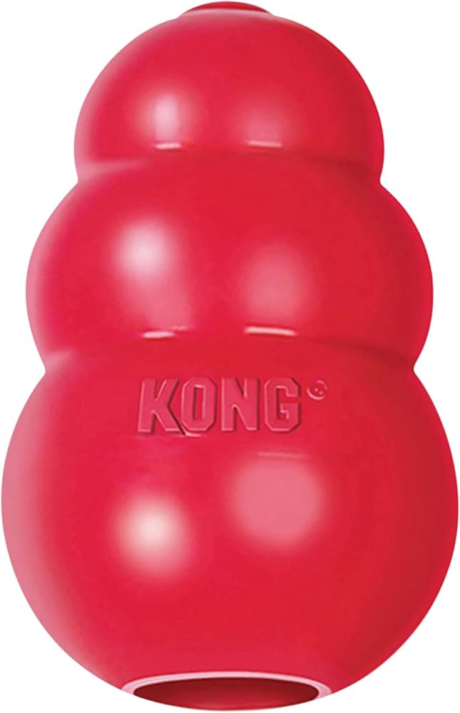 KONG Classic Stuffable Dog Toy - Fetch & Chew Toy for Dogs - Treat-Filling Capabilities & Erratic... | Amazon (US)