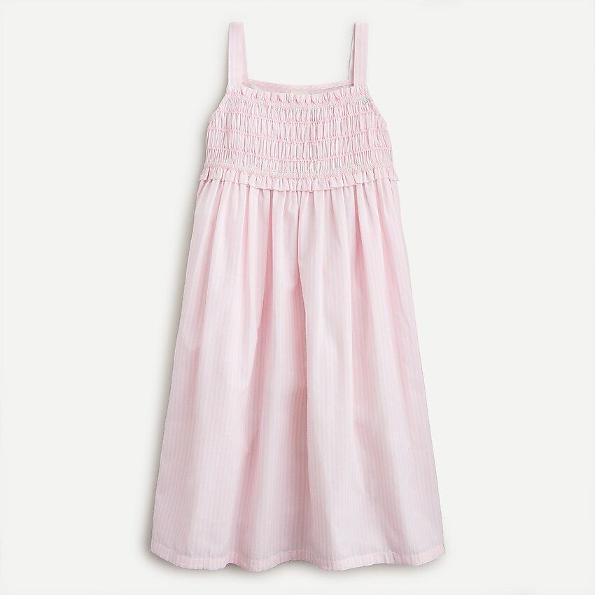 Girls' smocked top cotton nightgown | J.Crew US