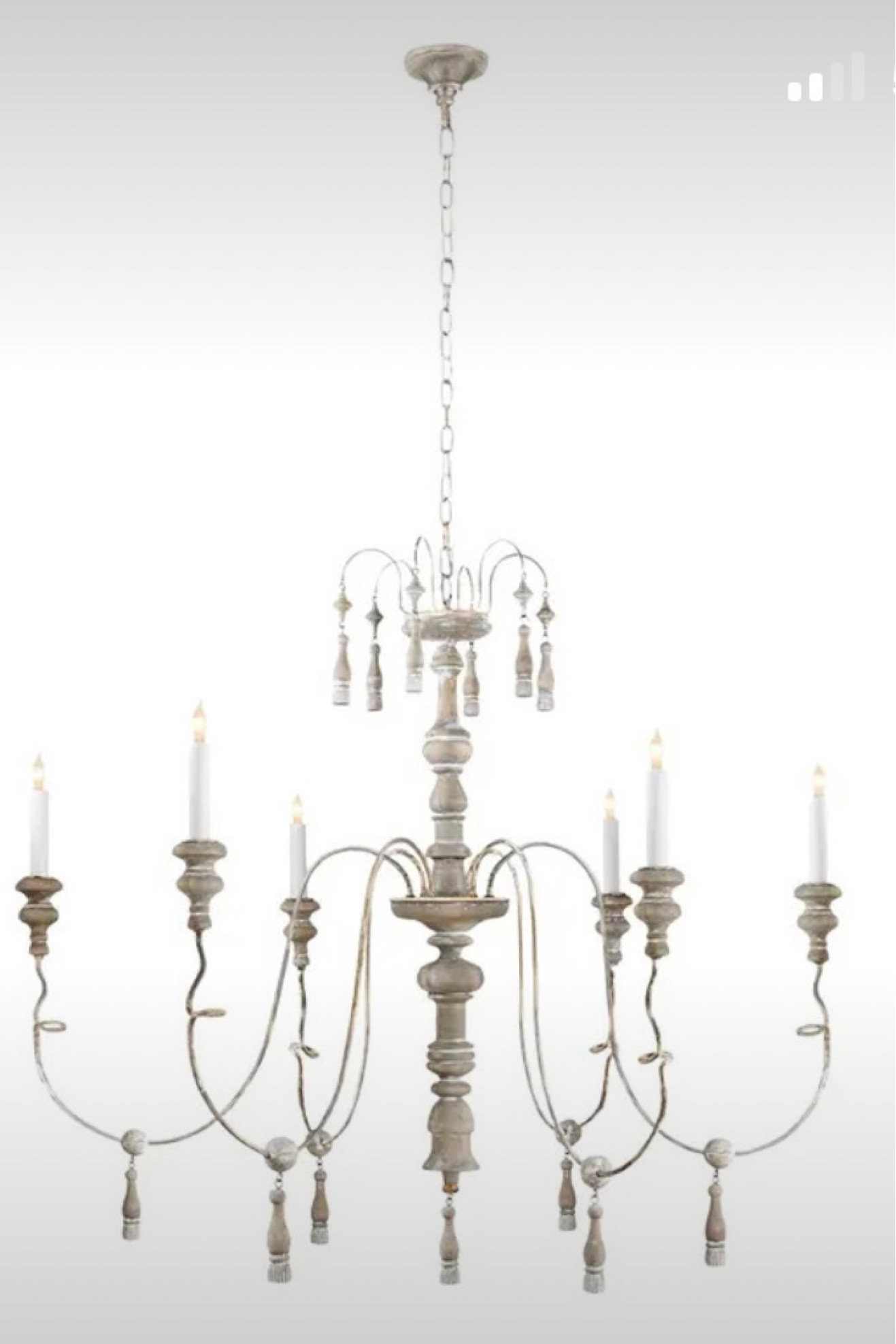Our entry chandelier is discontinued, but they still have the medium size!  It is beautiful!

#LTKhome