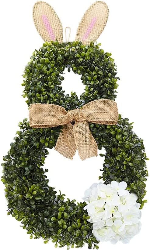The Lakeside Collection Cottontail Easter Bunny Wreath - Spring Season Front Door Decoration | Amazon (US)