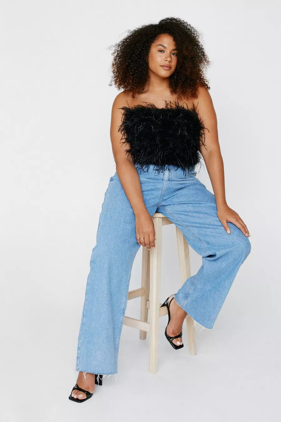 Plus Size Feather Tube Top | Nasty Gal US