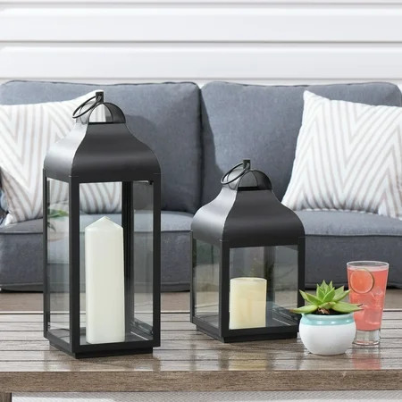 Better Homes & Gardens Alden Small Outdoor Lantern Candle Holder | Walmart (US)