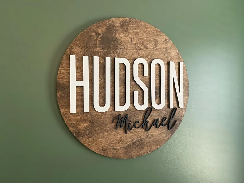 Nursery Name Sign  3D Custom Name Sign  Baby Shower Gift  | Etsy | Etsy (US)