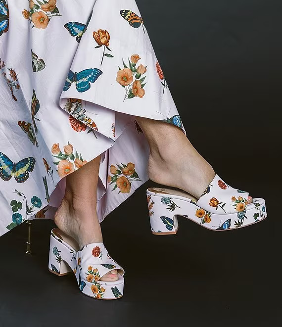 Antonio Melani x Jennifer Sumko The Cove Butterfly Open Platform Mules | Dillard's | Dillard's