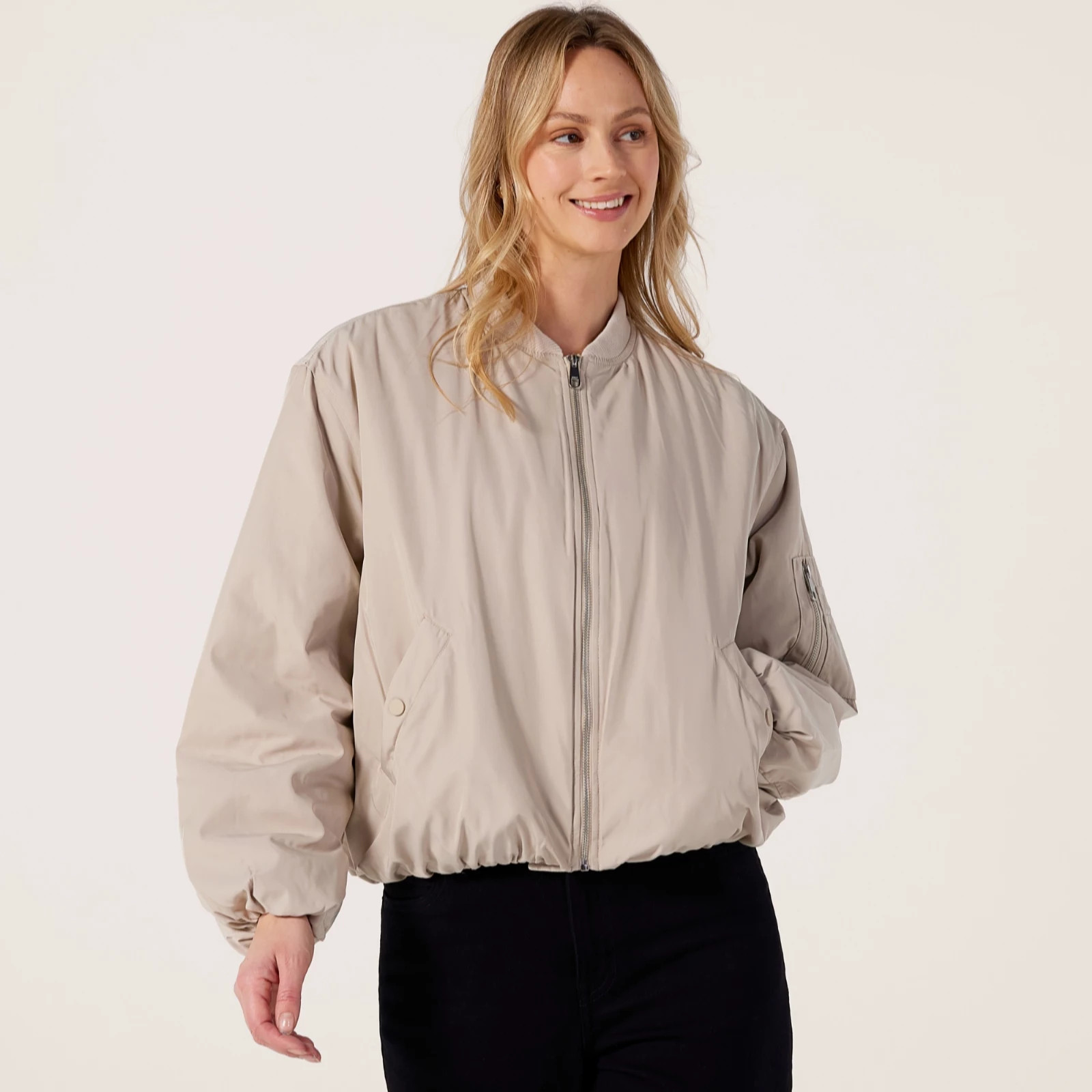 Only Adel Bomber Jacket - QVC UK | QVC UK