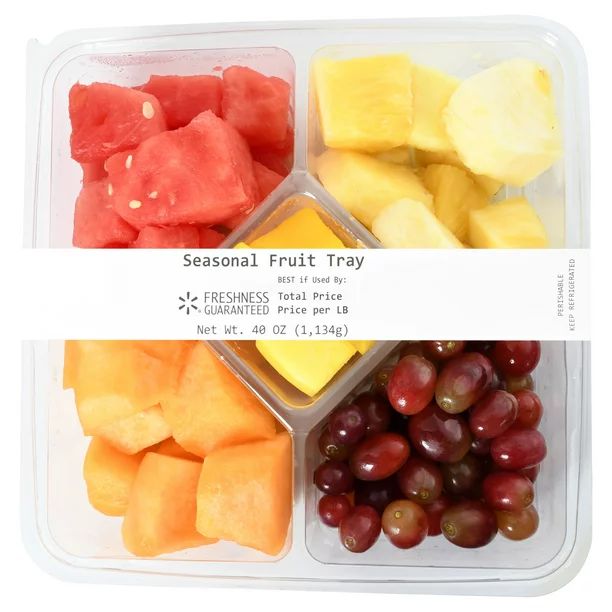 Freshness Guaranteed Seasonal Fruit Tray, 40 oz - Walmart.com | Walmart (US)