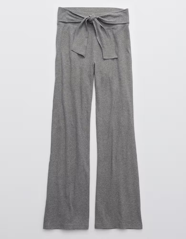 Aerie Ribbed Wide Leg Pant | American Eagle Outfitters (US & CA)