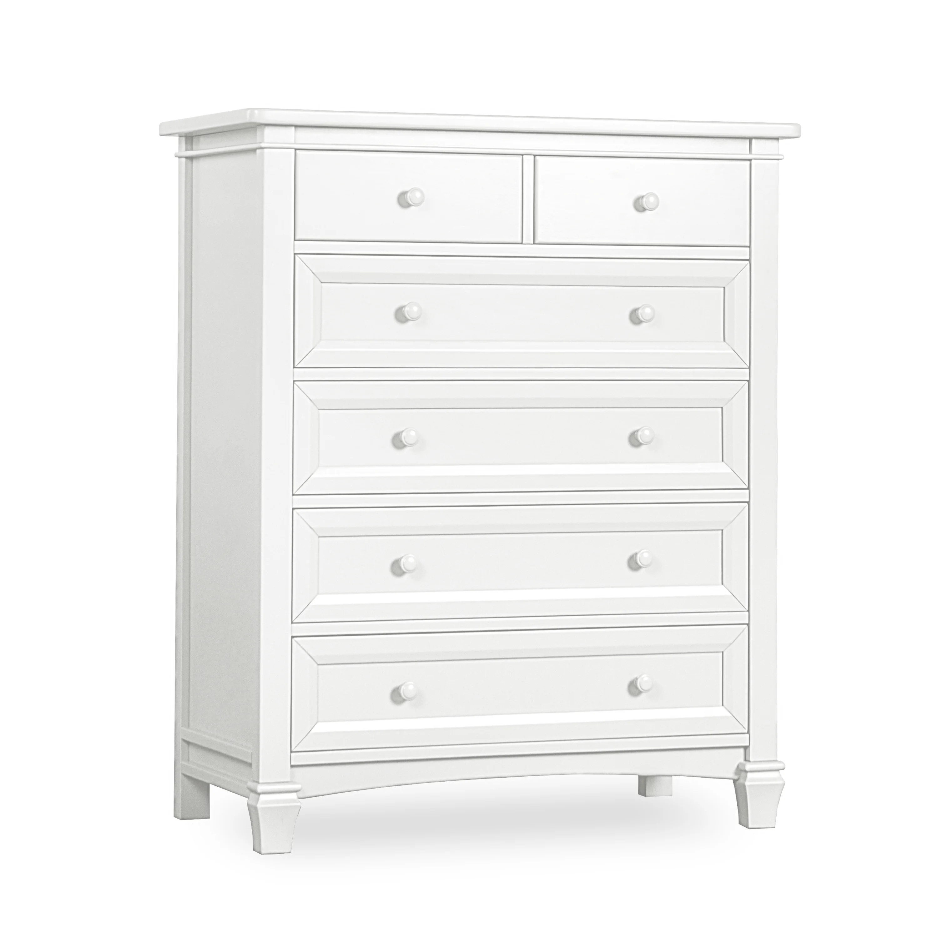 Evolur Fairbanks 6-Drawer Dresser - Winter White | Walmart (US)