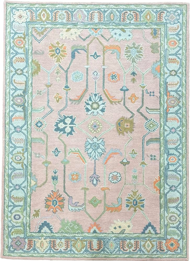 Hand Tufted Oushak Traditional Wool Area Rugs 2' x 3' - Durable - 100% Wool - Living Room, Dining... | Amazon (US)