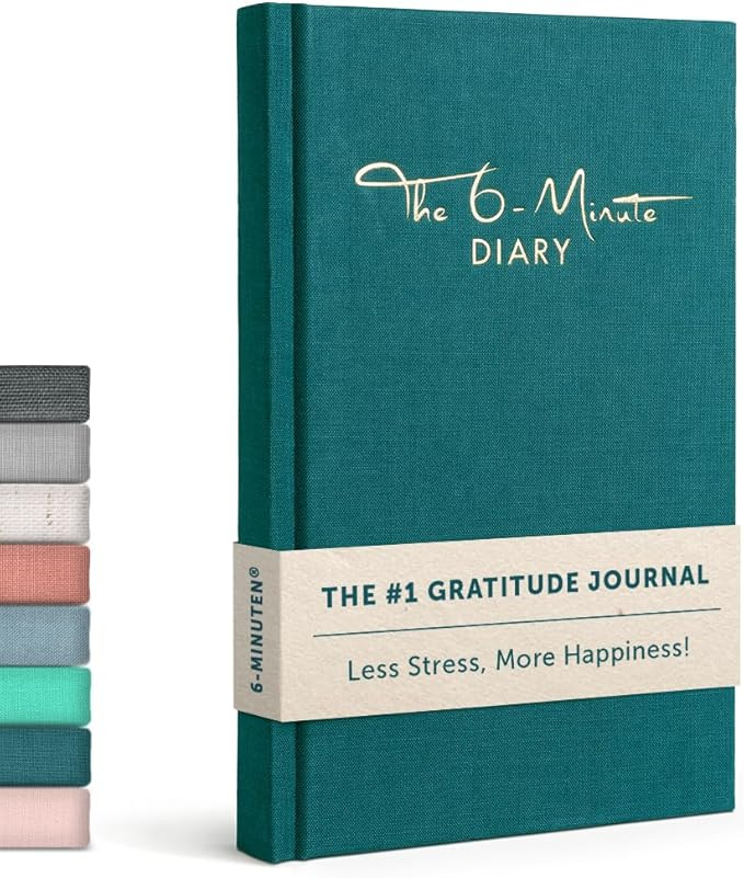 6-Minute Diary – 3-Million-User Gratitude Journal for Women & Men with Prompts – Guided Self ... | Amazon (US)