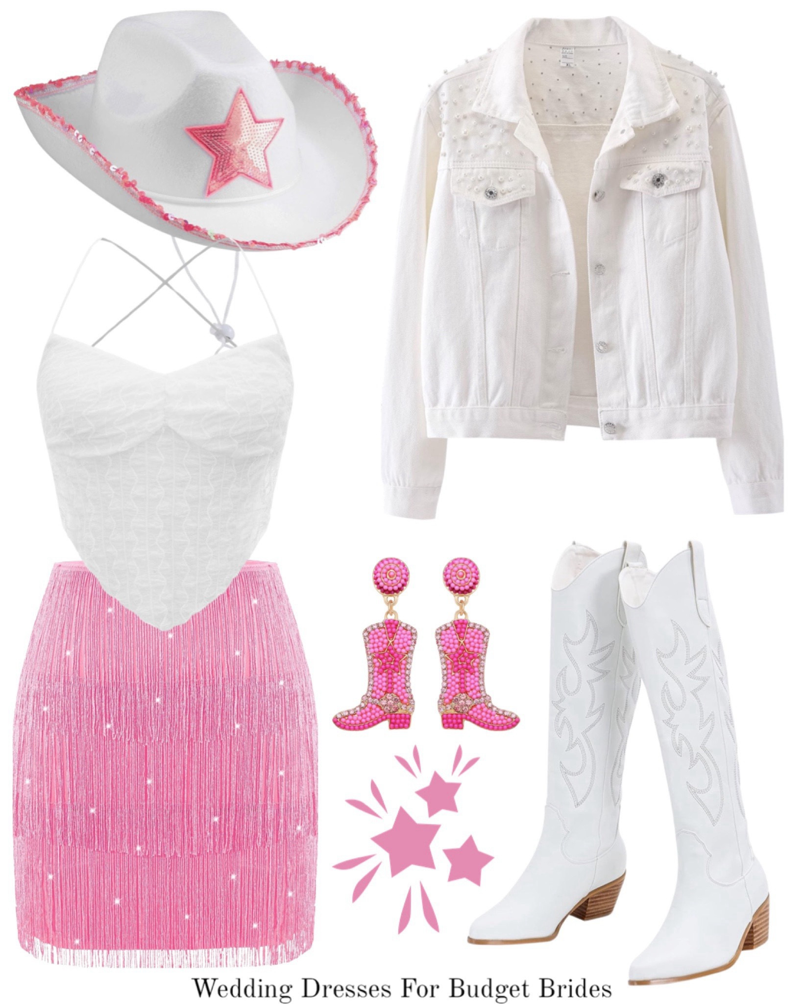 Bachelorette party outfit idea in pink and white for the bride to be.

#summeroutfit #countryconcertoutfit #lasvegasoutfit #nashvilleoutfit #palmspringsoutfit 
#LTKwedding #LTKstyletip #LTKparties

#LTKFindsUnder100 #LTKFindsUnder50 #LTKSeasonal