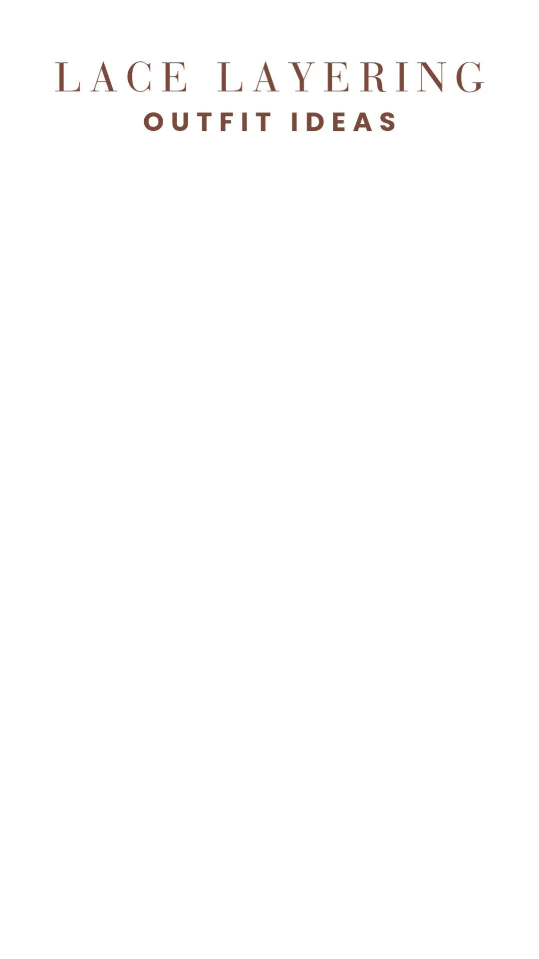 
Lace layering is having a moment ✨ Hopping on the lace trim dress/top trend and showing how to style it for every occasion — from date nights to workdays to holiday dinners 💫 For brunch: lace top + jeans or tailored trousers For work: lace layer under a blazer or with a midi skirt For date night: lace dress with heels + statement jewelry For night out: lace cami + satin skirt or trousers For holiday dinners: soft lace pieces styled with sandals + gold accessories Feminine, versatile, and perfect for spring/summer outfits — this trend goes from day to night so effortlessly 🙌 To shop these outfits, check the LTK shop link in bio 🛍️💌 (Lace Layering, Lace Trim Top, Lace Trim Dress, Sheer Lace Layering, Feminine Outfit Ideas, Romantic Style, Delicate Lace Details, Layering Pieces, Chic Layered Outfits, Lace Camisole Outfit, Lace Tank Top, Lace Dress Outfit, Soft Girl Aesthetic, Vintage Inspired Style, Dressy Layering, Elevated Basics, Capsule Wardrobe Layers, Trendy Layering Pieces, Parisian Style Outfit, Sheer Layering Trend, Lace Outfit Inspiration, Date Night Outfit) 

 #LTKNYFW #LTKgrwm #LTKootd