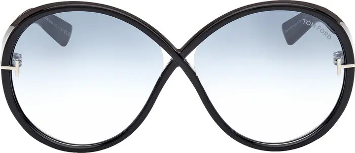 Edie 64mm Oversize Round Sunglasses | Nordstrom