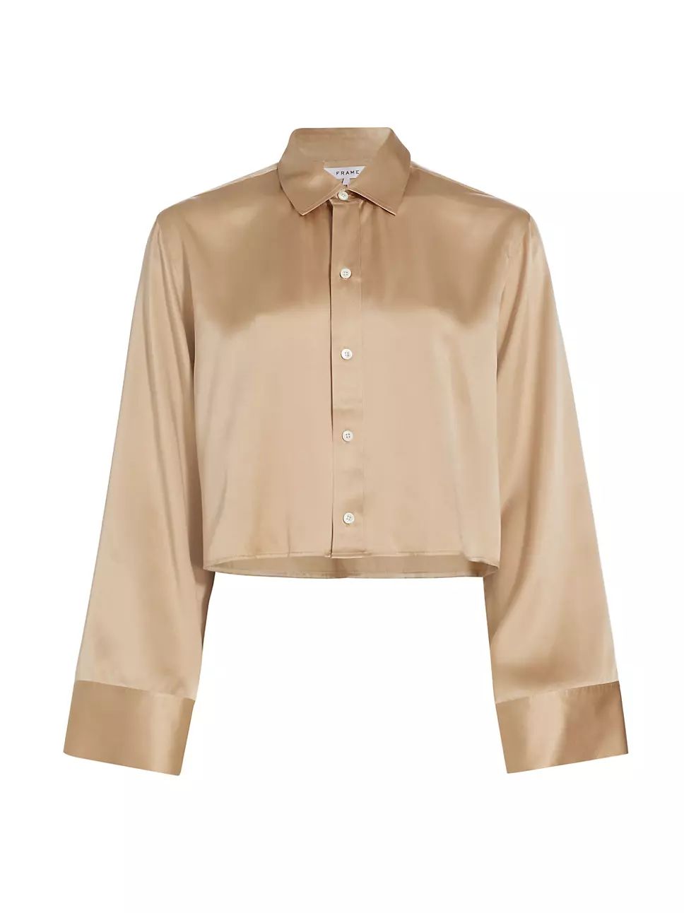Cropped Silk Top | Saks Fifth Avenue